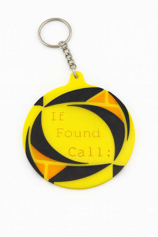 Personalized Beach Volleyball Keychain & Bag Tag
