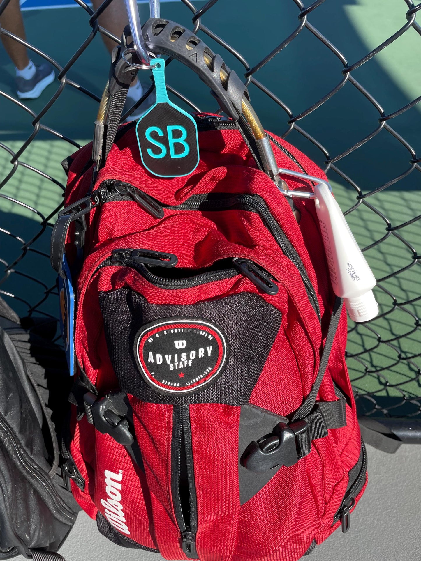Custom Monogram Personalized Pickleball Bag Tag