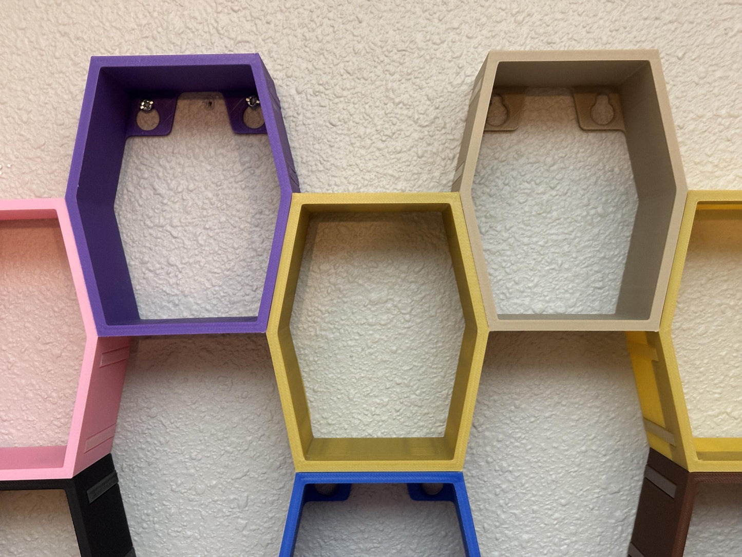 Tonie Hive Hexagon Wall Shelf — Interlocking Display Units