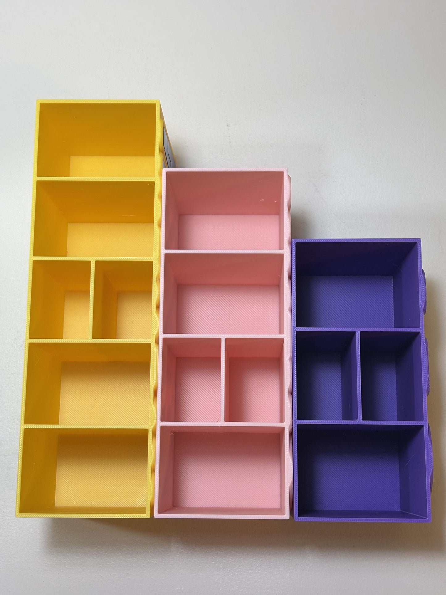 Personalized name organizer in bold letter colors holding pens and markers
