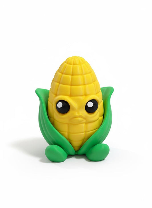 Cautious Corn Secret Stash Jar — 3D Printed Hidden Compartment Desk Buddy