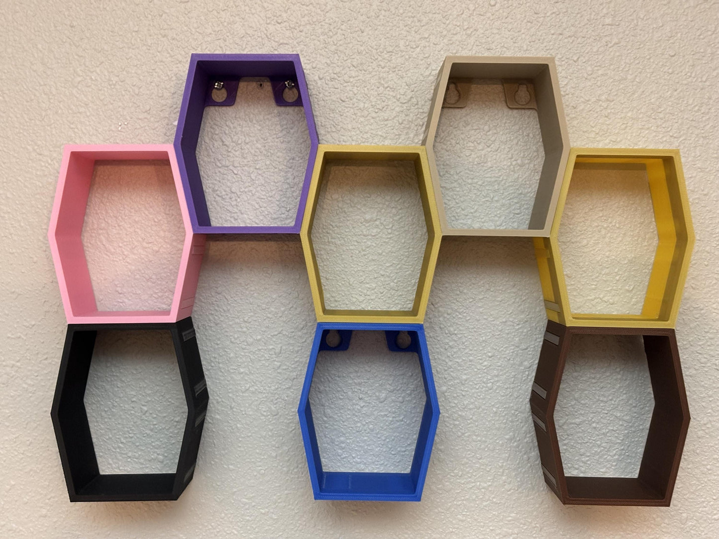 Tonie Hive Hexagon Wall Shelf — Interlocking Display Units
