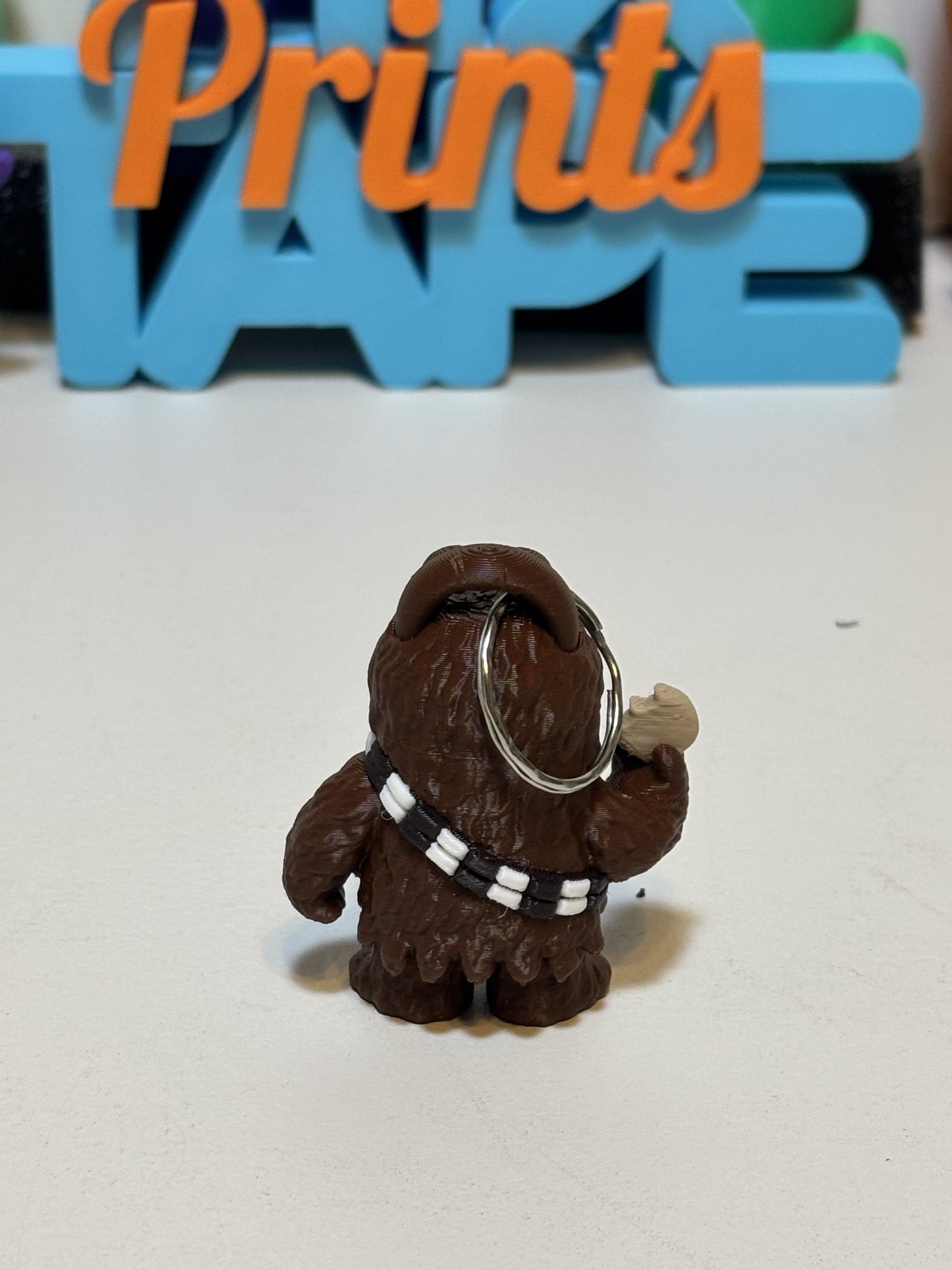 3D printed Wookiee Monster figure in gift packaging ideal for geeky gift giving